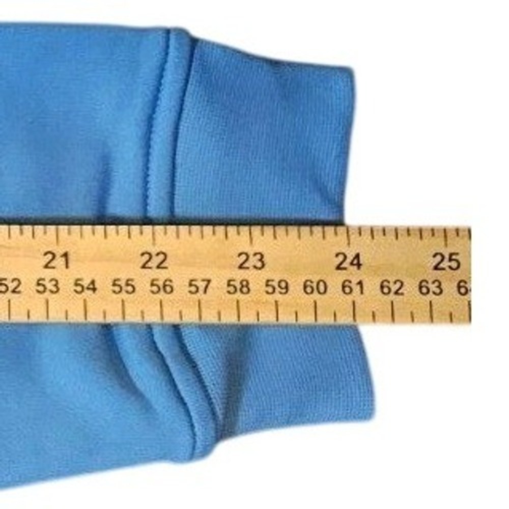 Adidas Pullover Mens Medium Blue Climalite 1/4 Zip Golf Sweatshirt Long Sleeve - Picture 8 of 10